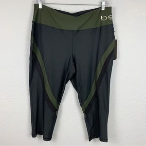 NWT BeBe Sport Cropped Active Leggings 2X